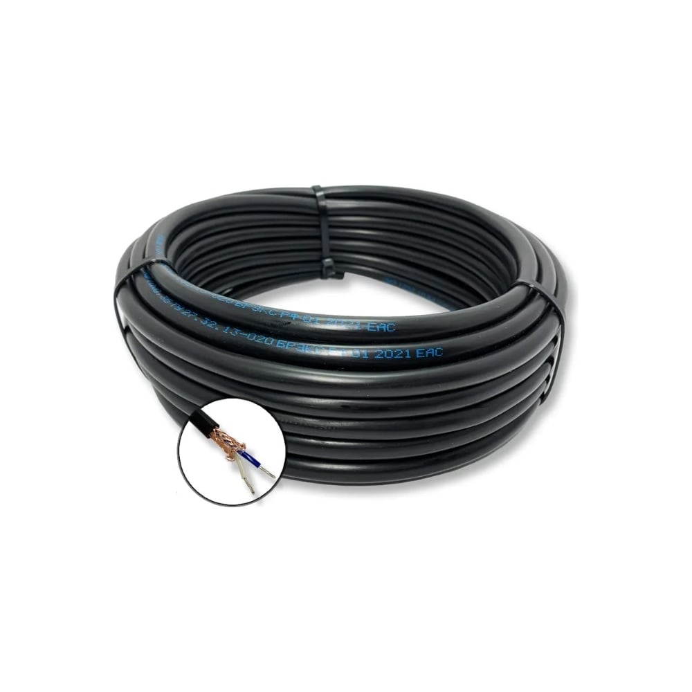 Изображение товара Кабель монтажный ПРОВОДНИК мкэшнг(a)-ls 2x1.5 мм2, 150м OZ434895L150