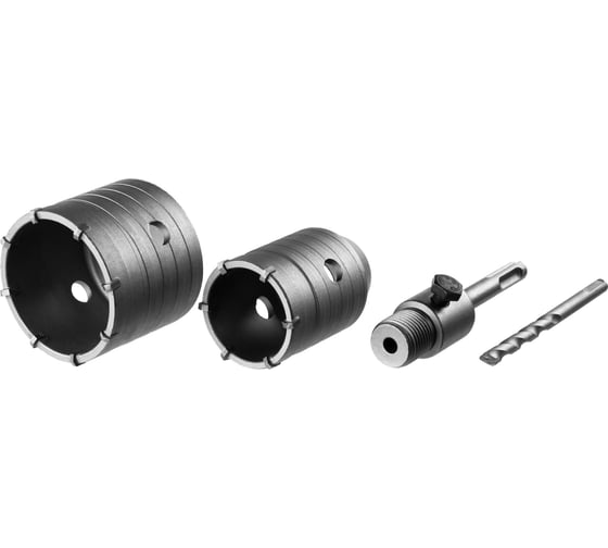 Изображение товара Набор коронок по бетону с оснасткой Мастер (50 мм; 68 мм; SDS-plus; кейс) ЗУБР 29211-H2