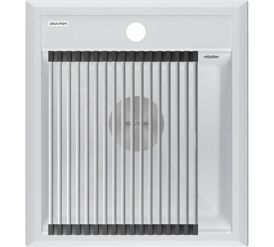 Изображение товара Гранитная мойка Paulmark STEPIA 45 белый, 460x510 PM114651-WH