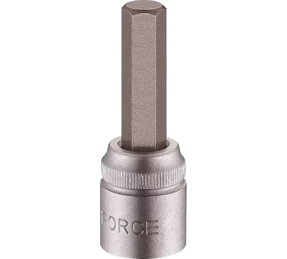 Изображение товара Головка-бита 1/2", 6 гранная, L=100 мм; 9 мм FORCE 34410009