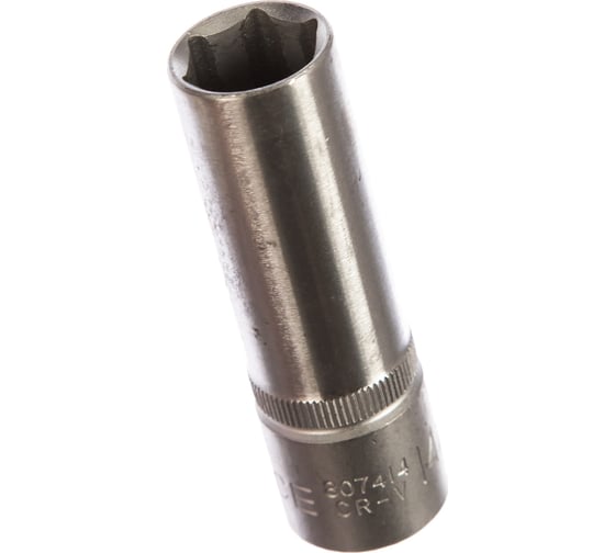 Изображение товара Головка свечная 1/2", 6 гранная, 65 мм, 14 мм FORCE 807414