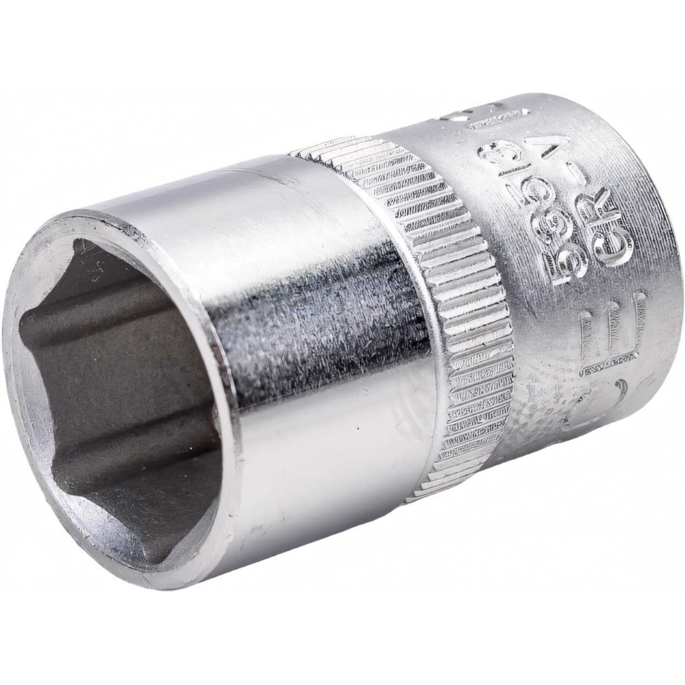 Изображение товара Головка 3/8 6-гранная FORCE 53513, длина 28 мм, CrV, торцевая