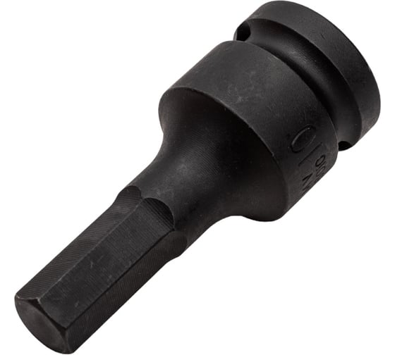 Изображение товара Ударная цельная головка-бита 6 гранная, 1/2", 10 мм FORCE 24406010