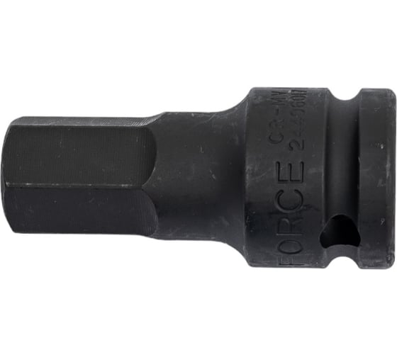 Изображение товара Ударная цельная головка-бита 6 гранная, 1/2", 17 мм FORCE 24406017