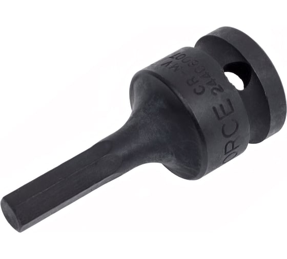 Изображение товара Ударная цельная головка-бита 6 гранная 7 мм, 1/2", 60 мм FORCE 24406007