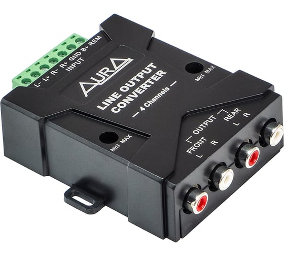 Изображение товара Адаптер RCA высокого уровня AurA Hi/Low, 4 канала RHL-0604
