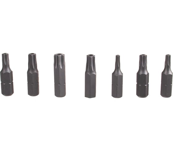 Изображение товара Набор бит TORX с отверстием, 7 шт. FORCE 2071