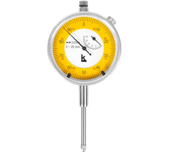 Изображение товара Индикатор час. типа КАЛИБРОН ИЧ- 25 0,01 б/уш. КЛБ с поверкой 860847