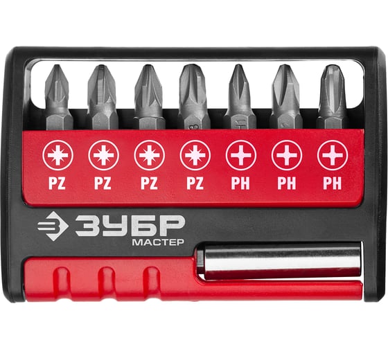 Изображение товара Набор биты МХ-8 CR-V ЗУБР 26089-H8