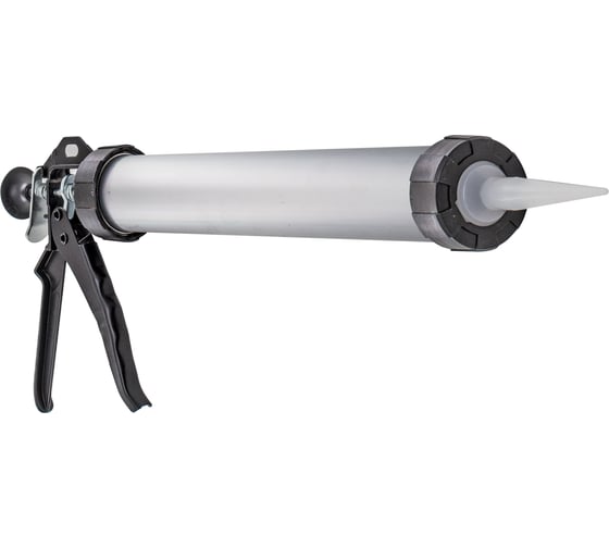 Изображение товара Пистолет для герметика РемоКолор закрытый алюминиевый корпус, 600 мл, 490x200x80 23-2-002