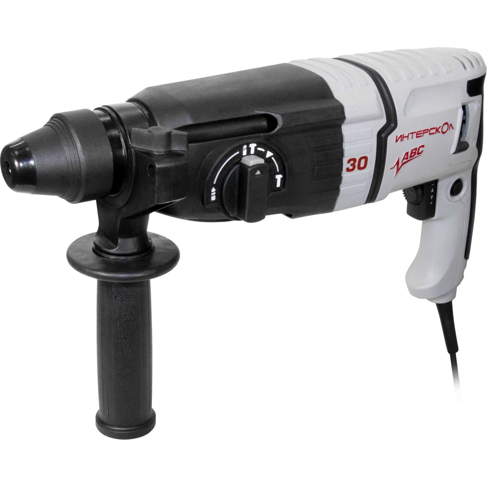 Изображение товара Перфоратор ИНТЕРСКОЛ П-30/900АВС SDS plus, с анти-вибрационной системой, кейс 86.1.4.40