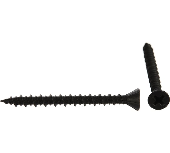 Изображение товара Саморезы с двухзаходной резьбой Зубр по ГВЛ, ДСП, фосфатированные, PH2, 3,9x45мм, ТФ7, 45шт 4-300057-39-045