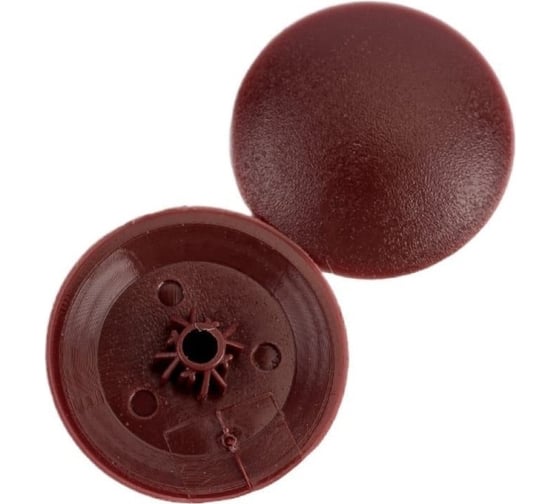 Изображение товара Декоративная заглушка под шуруп Зубр цвет кр-дерево, шлиц №2, ТФ6, 40 шт. 4-308156-5