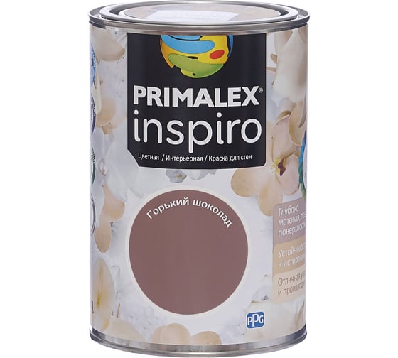 Изображение товара Краска PRIMALEX Inspiro Горький Шоколад 420140