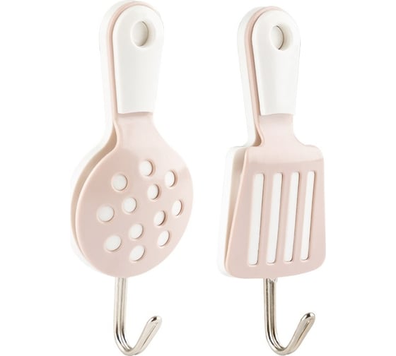 Изображение товара Набор крючков на самоклеящейся основе Рыжий кот кухня, 2 шт. (пластмасса) 105887