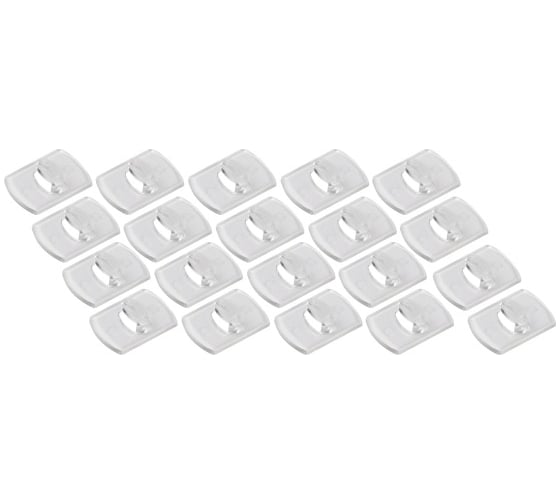 Изображение товара Клипсы для гирлянд СИЛА SCCD20T20 с технологией бесследного удаления, 20 шт., 24 полоски, до 200 г Б0060138