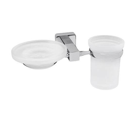 Изображение товара Держатель стакана и мыльницы WasserKraft Lippe K-6526