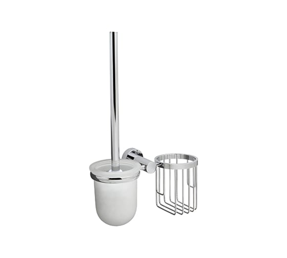 Изображение товара Держатель освежителя и щетки для унитаза WasserKraft Donau K-9435