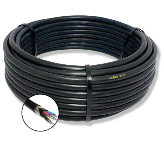 Изображение товара Силовой бронированный кабель авбшв ПРОВОДНИК 5x95 мм2, 15м OZ235679L15