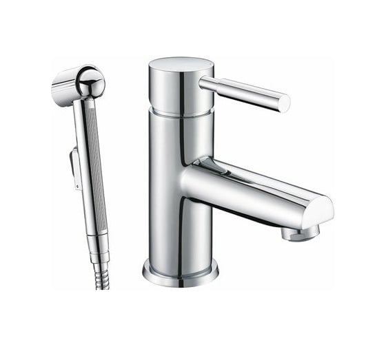 Изображение товара Смеситель для раковины с гигиенической лейкой WasserKraft Main 4108