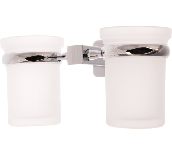 Изображение товара Стеклянный двойной подстаканник WasserKraft Lippe K-6528D