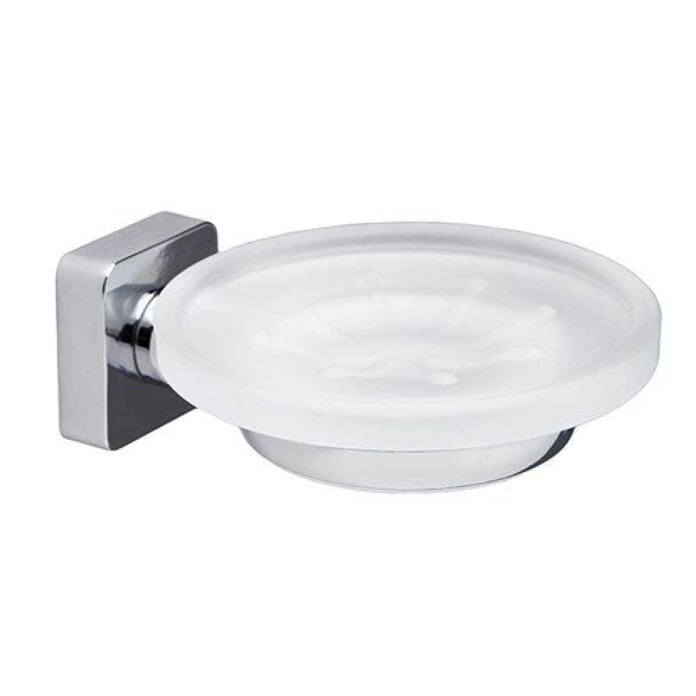 Стеклянная мыльница WasserKraft тарелка стеклянная сервировочная рени 24 5×6 см прозрачный