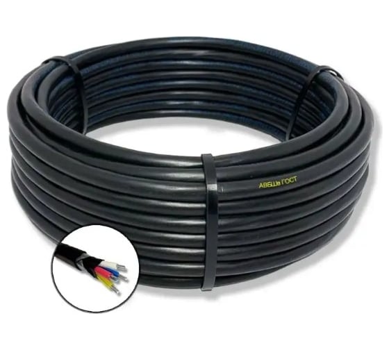 Изображение товара Силовой бронированный кабель авбшв ПРОВОДНИК 4x50 мм2, 1м OZ83161L1