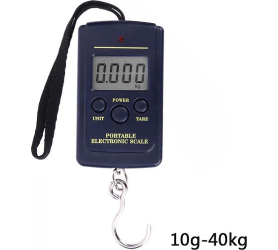 Изображение товара Портативные электронные весы (безмен) Pro Legend 10 г - 40 кг PL6118