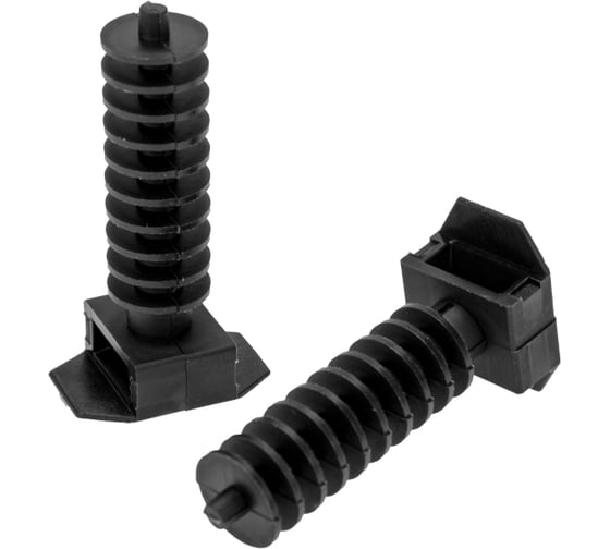 Изображение товара Дюбель под стяжку REXANT (база), d=10x40 мм, черный (100 штук/уп) 07-4512