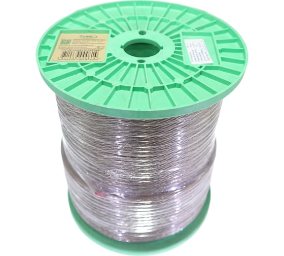 Изображение товара Трос металлополимерный Хадвер ПР- 6,0 катушка 150м КТ11581