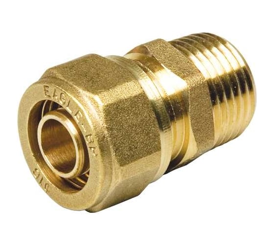 Изображение товара Прямой соединитель BYR PEX с наружной резьбой 1/2" x 20 (2.8) 1012