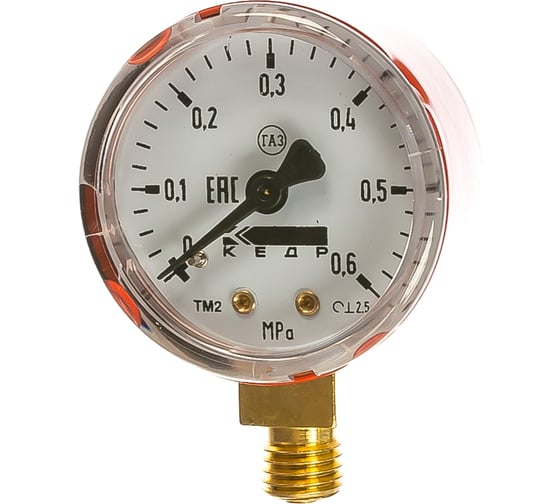 Изображение товара Пропановый манометр КЕДР МП-50 1240005