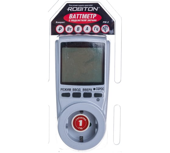 Изображение товара Ваттметр Robiton PM-3 BL1 15427