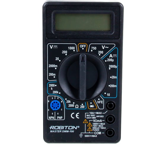 Изображение товара Мультиметр Robiton MASTER DMM-100 BL1 13353