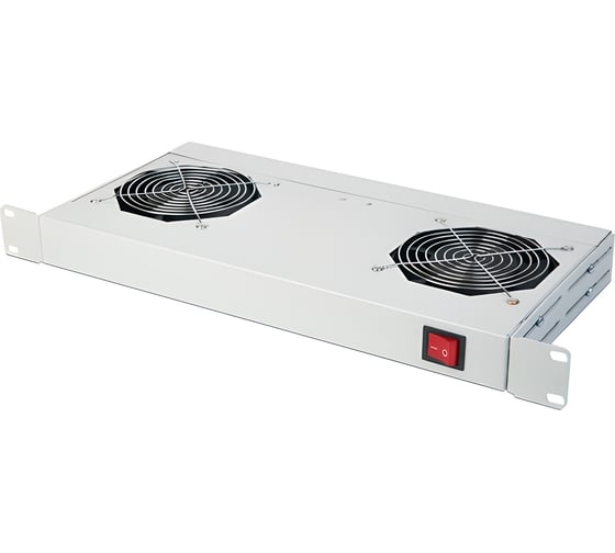 Изображение товара Вентиляционная панель на 2 вентилятора КДДС в 19 стойку 00000000423