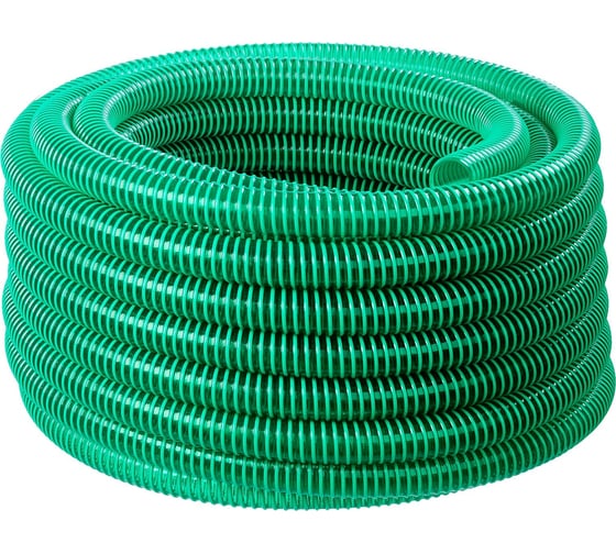 Изображение товара Шланг напорно-всасывающий ЗУБР со спиралью ПВХ 15 м, 25 мм, 3 атм 40325-25-15