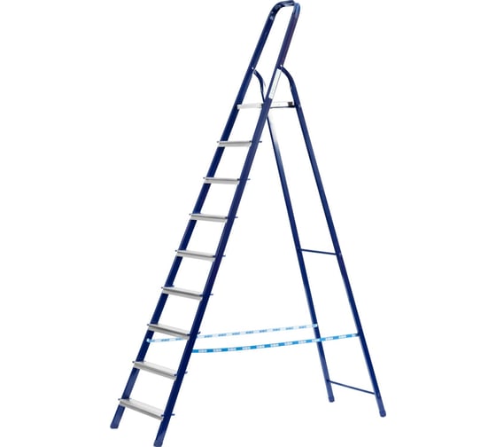 Изображение товара Стальная лестница-стремянка СИБИН 10 ступеней 38803-10