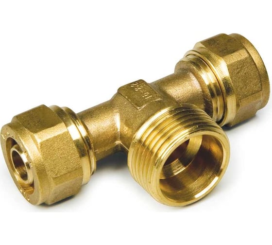 Изображение товара Тройник BYR PEX с наружной резьбой 3/4" х 25 (2.3) 1404В