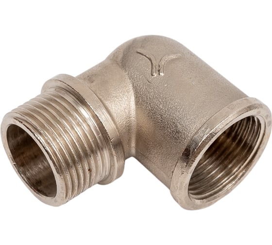 Изображение товара Латунный угольник PRO AQUA В/Н резьбовой 3/4 x 3/4 02-M20-F20x