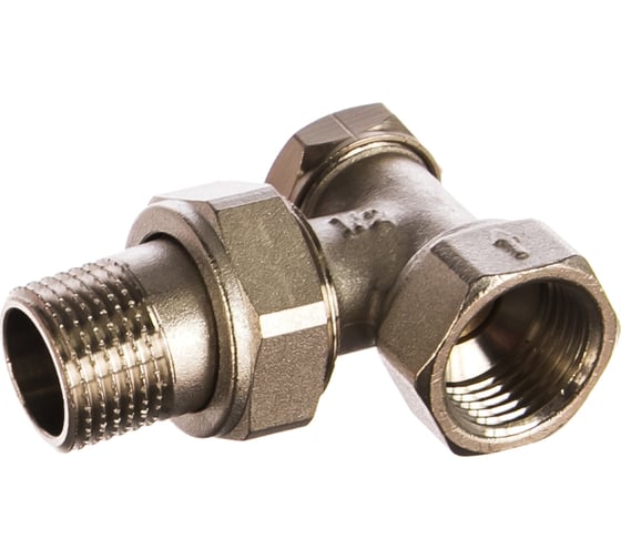 Изображение товара Угловой запорно-регулируемый клапан PRO AQUA 1/2 LVA-m15-f15x