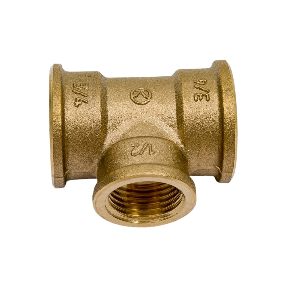 Изображение товара Редукционный тройник BYR PEX с внутренней резьбой 3/4"х1/2"х3/4" 4972