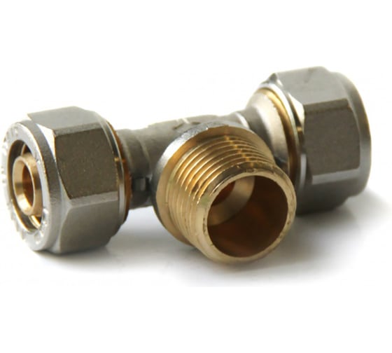 Изображение товара Тройник с НР PRO AQUA компресс. 16x1/2x16 K03-16-M15-16