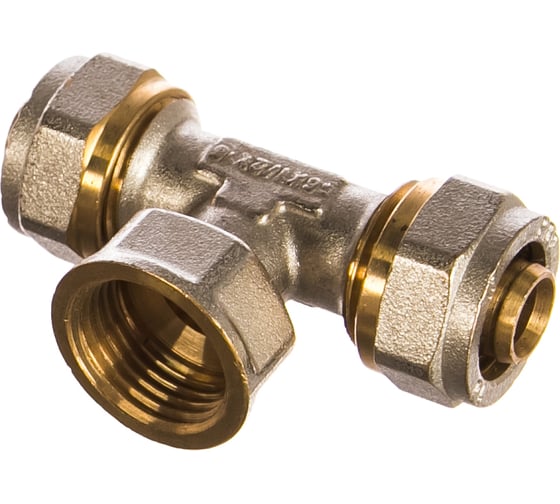 Изображение товара Тройник с ВР PRO AQUA компресс. 16x1/2x16 K03-16-F15-16