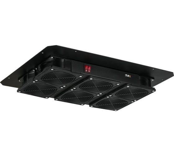 Изображение товара Вентиляторный блок TLK, 6 вентиляторов с фильтром, BK TLК-FAN6-F-BK