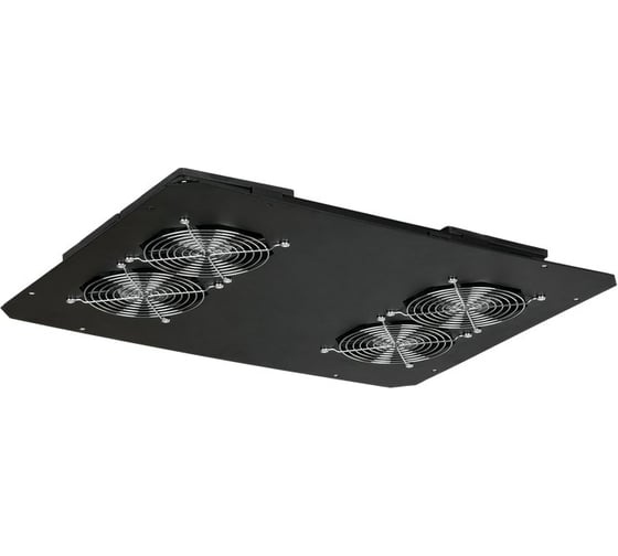 Изображение товара Вентиляторный блок TLK, 4 вентилятора с фильтром, BK TLК-FAN4-F-BK