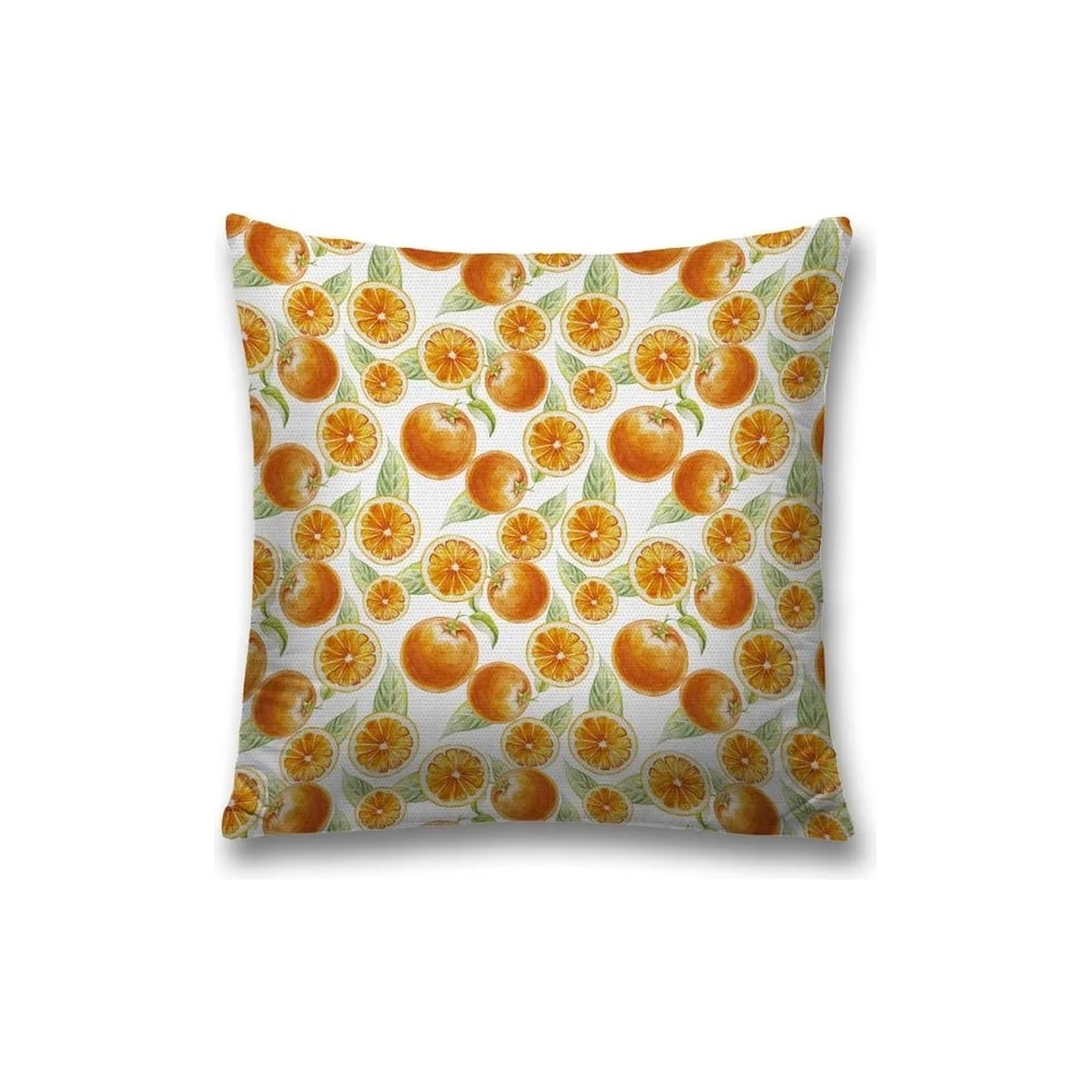 Изображение товара Декоративная наволочка JoyArty 45х45 с рисунком из полиэстера зеленого цвета