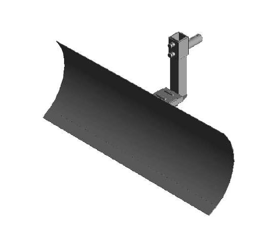 Изображение товара Лопата отвал, ширина 1000 мм, под кронштейн 30 мм, со сцепкой ECO 02.05.02.01 ЭЛОМБ30.340.1000