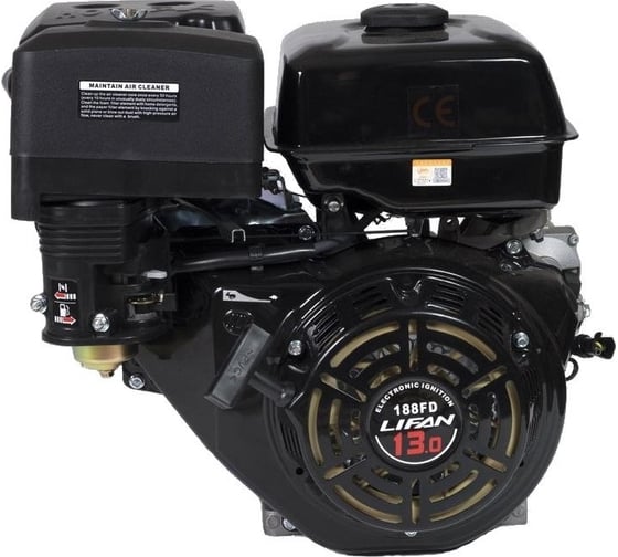 Изображение товара Двигатель 188FD-V конусный вал длинный 106 мм LIFAN 00-00000218