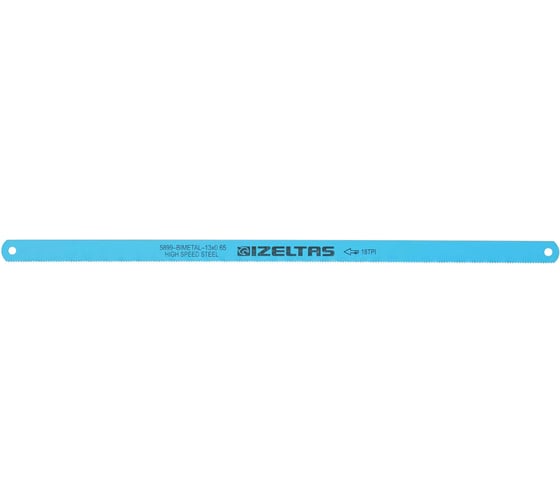 Изображение товара Полотно для ножовки, биметаллическое,13х0.65х18 мм, IZELTAS 589950283