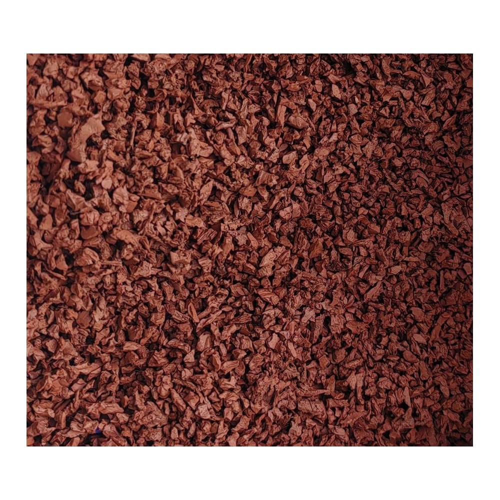 Изображение товара Резиновая крошка ООО АМОРТЕКС SBR коричневого цвета 250 кг для благоустройства и покрытия